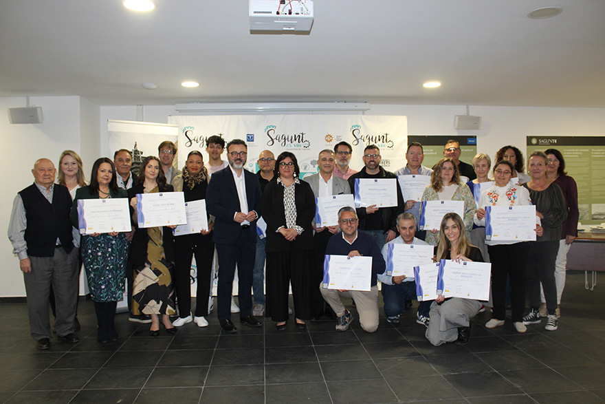 L'Ajuntament de Sagunt lliura els distintius de qualitat turística SICTED