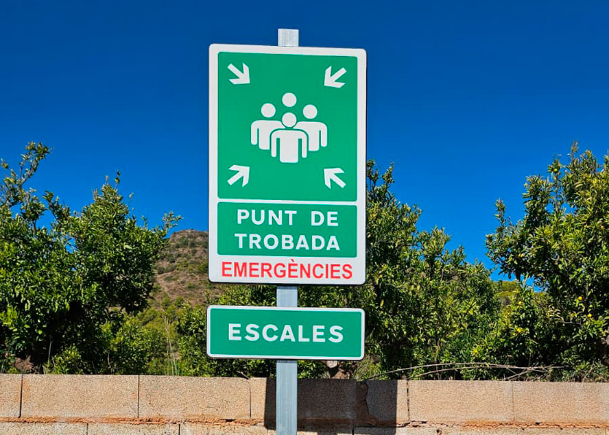 La Regidoria d'Agricultura col·loca 18 cartells de “Punt de trobada” als disseminats