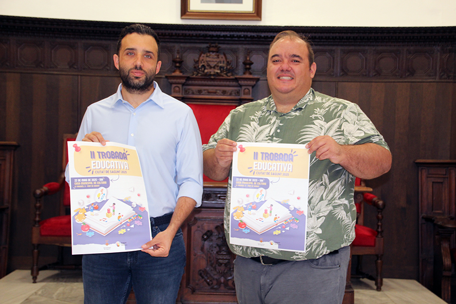 La II Trobada Educativa Ciutat de Sagunt té lloc la vesprada del 22 de maig a la Casa Municipal de Cultura