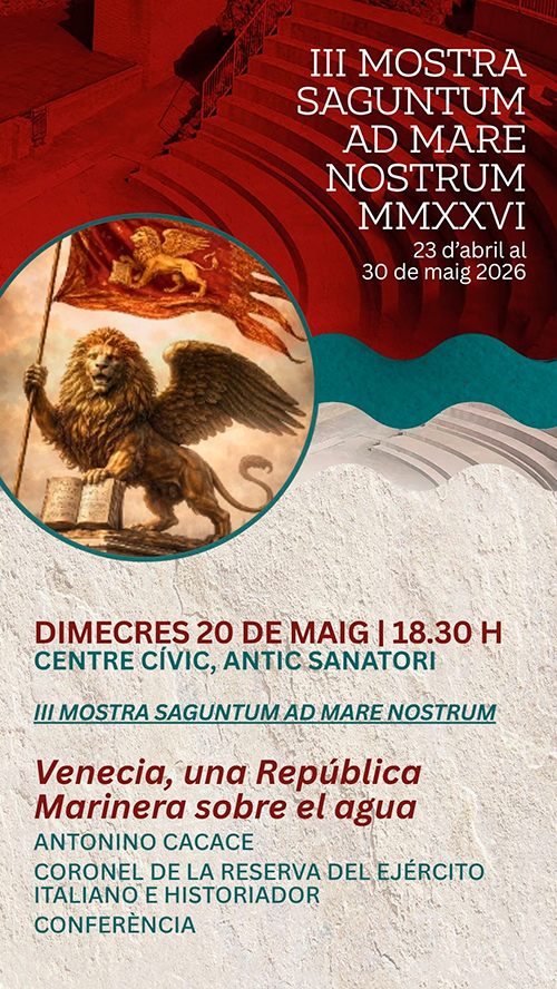 Conferencia 'Venecia, una República  Marinera sobre el agua'
