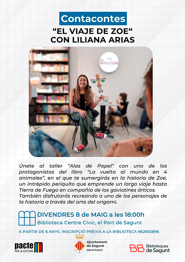 Contacontes 'El viaje de Zoe', interpretat per Liliana Arias