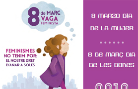 El Ple aprova una moció de suport a la vaga feminista de 24 hores del pròxim 8 de Març, Dia Internacional de la Dona