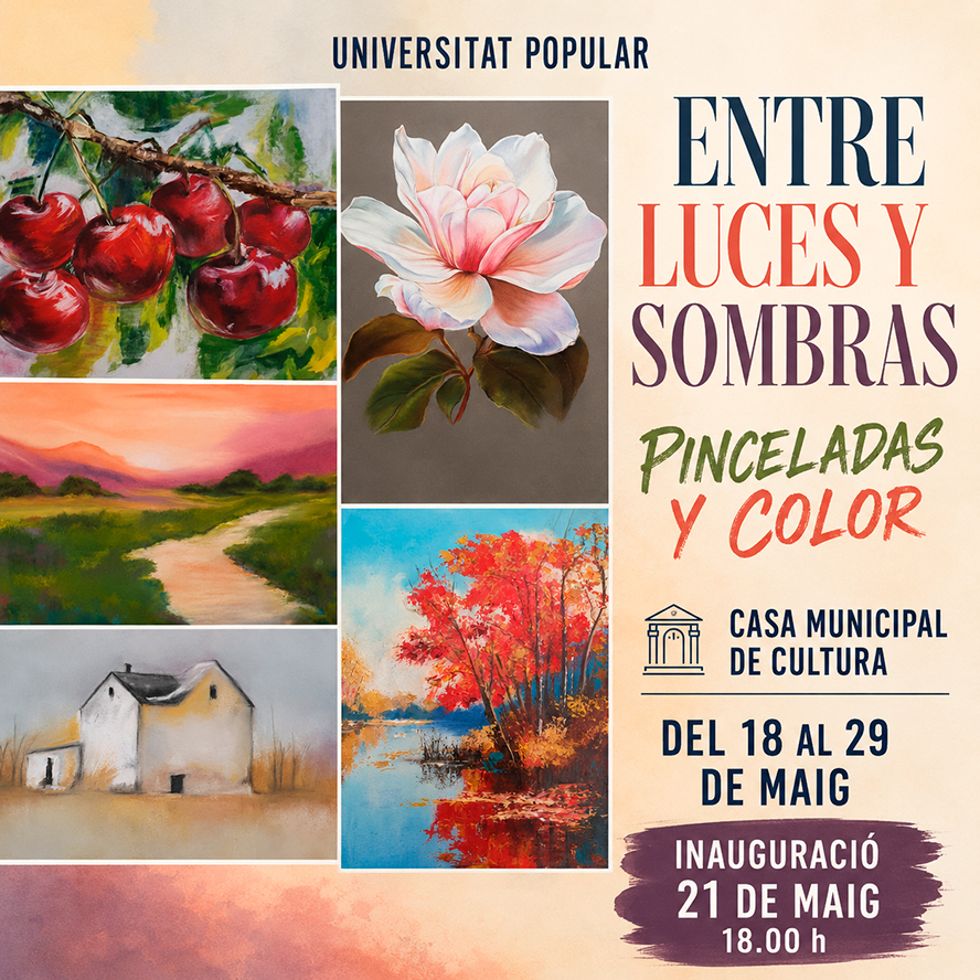 Exposició 'Entre luces y sombras. Pinceladas y color'