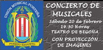 La Unión Musical Porteña oferirà un concert homenatge als musicals
