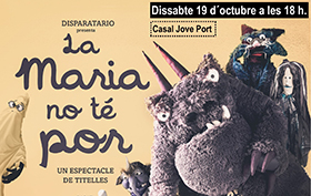 El Casal Jove acull el contacontes ‘La Maria no té per’ este dissabte