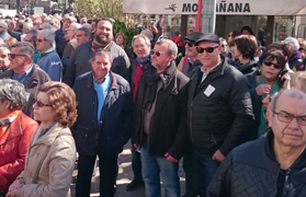 Més de 500 manifestants de Sagunt acudixen a la manifestació per unes pensions dignes