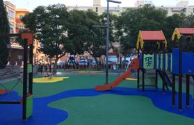 El Ayuntamiento de Sagunto repara nuevamente el parque infantil de San Juan de Ribera
