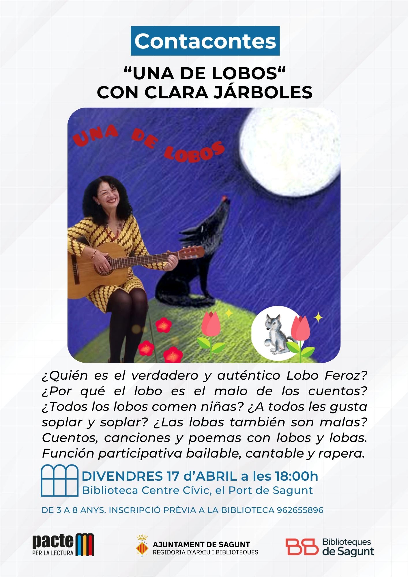 Contacuentos 'Una de lobos' con Clara Járboles