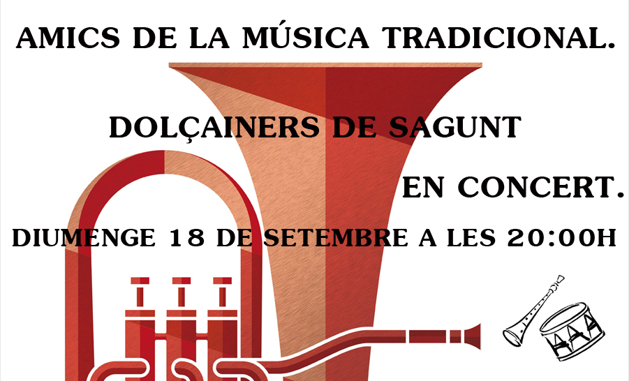 La asociación Amics de la Música Tradicional Dolçainers de Sagunt ofrecerá un concierto este domingo