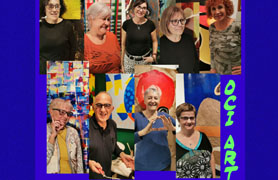 El taller OCI-ART presenta les seues obres en l'exposició ‘Art i joc’