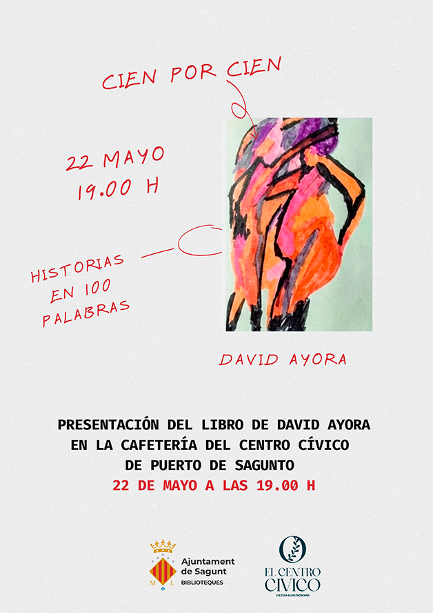 L'escriptor David Ayora presenta 'Cien por cien'