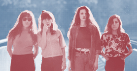 El grup Melenas arriba als peus del Castell de Sagunt amb el seu so ‘garage’