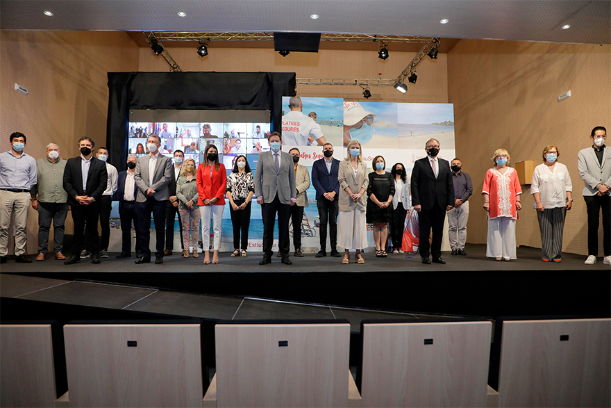 El delegat de Platges assistix a la presentació del Dispositiu de Seguretat i Salut Pública per a tindre platges segures este estiu