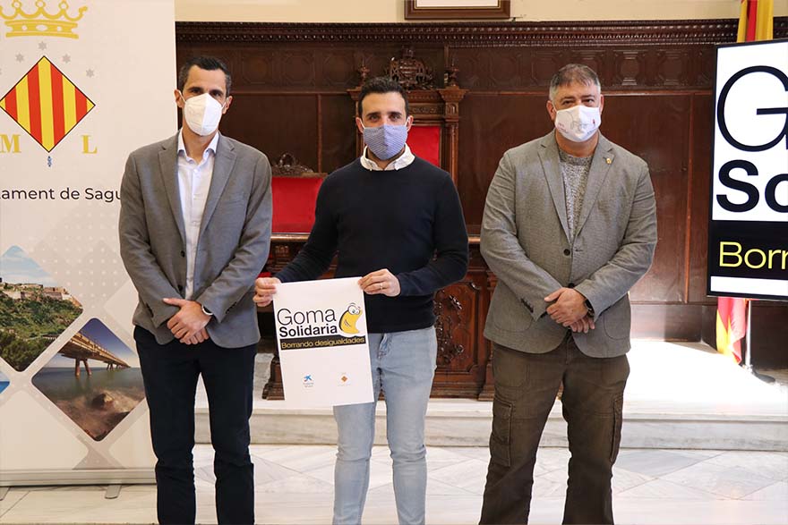 El projecte ‘Goma solidaria, borrando desigualdades’ pretén reduir la bretxa digital existent en la ciutadania