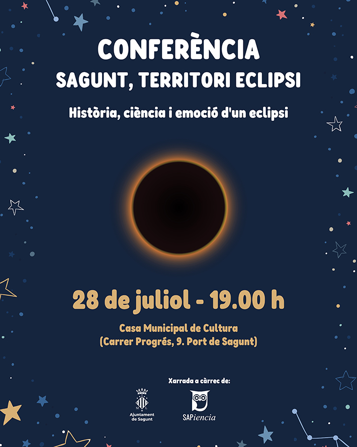 Conferència sobre l'eclipsi solar a càrrec de Sapiència