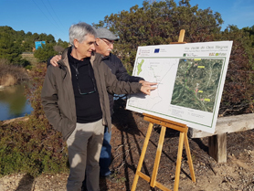 Visita a les obres d'adequació en el tram Algimia-Albalat de la Vía Verde de Ojos Negros
