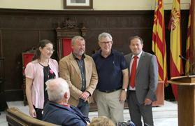 L'alcalde de Sagunt rep congregacions jueves d'Israel, els Estats Units i València al Saló de Plens de l'Ajuntament