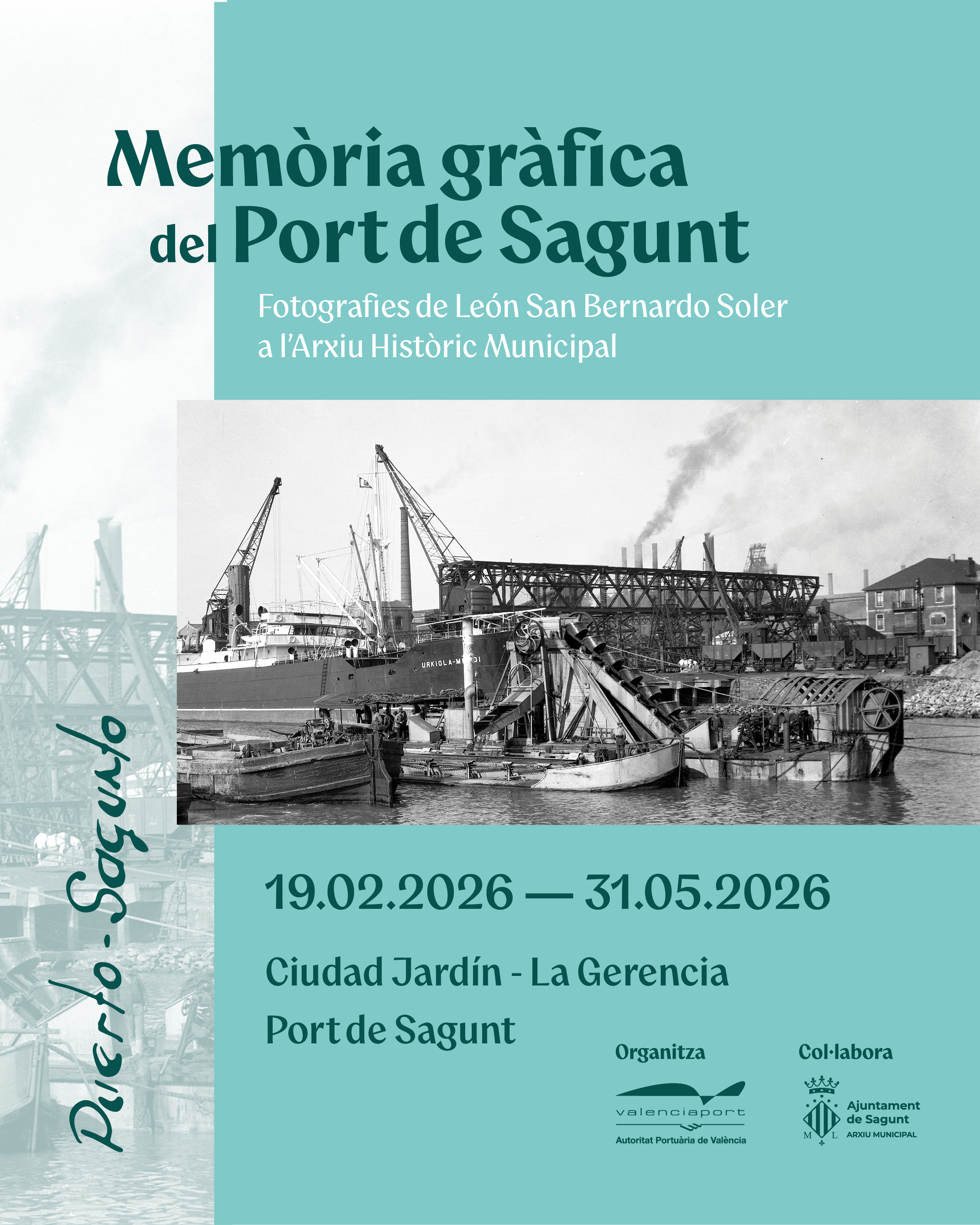 Exposición 'Memòria gráfica del Port de Sagunt', de la APV