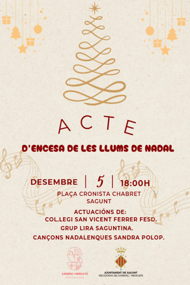 Encesa de l'enllumenat nadalenc