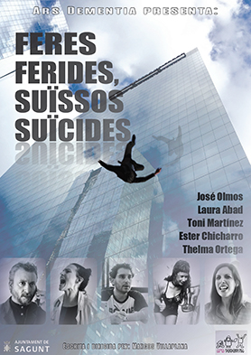 Dissabte 10 de novembre la companyia teatral Ars Dementia representarà ‘Feres ferides, suïssos suïcides’ 