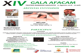 El Teatre Romano acull la XIV gala AFACAM