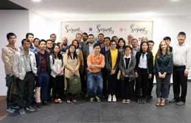 Professorat internacional del programa Eramus + visita Sagunt per a conèixer els treballs realitzats en la Via del Pòrtic