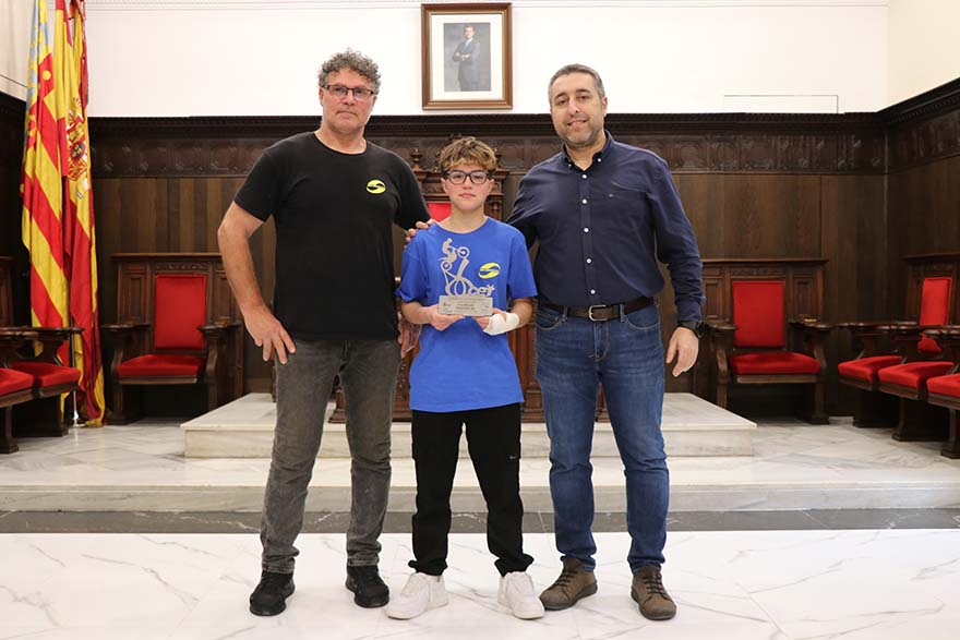 L'Ajuntament de Sagunt reconeix els èxits de l'esportista Luz Antonino