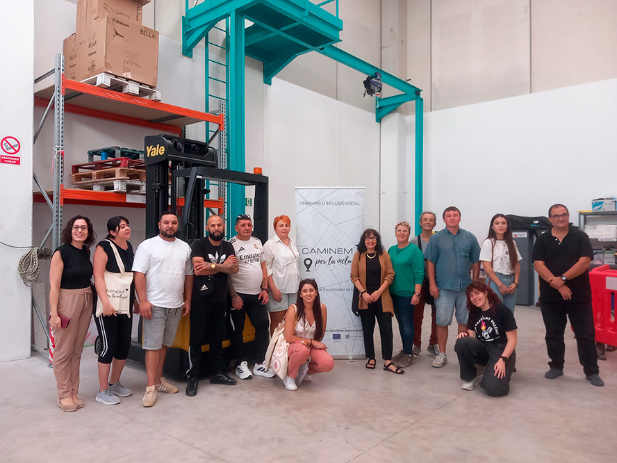 Comienza un curso de logística y almacenaje a través del proyecto municipal Itinerarios de Inclusión Social 