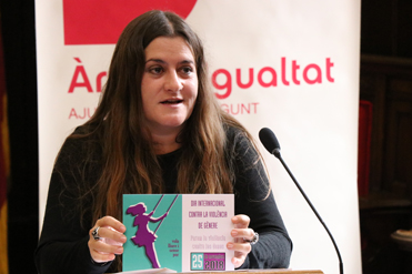 Igualtat presenta el programa d'actes del '25 de Novembre'