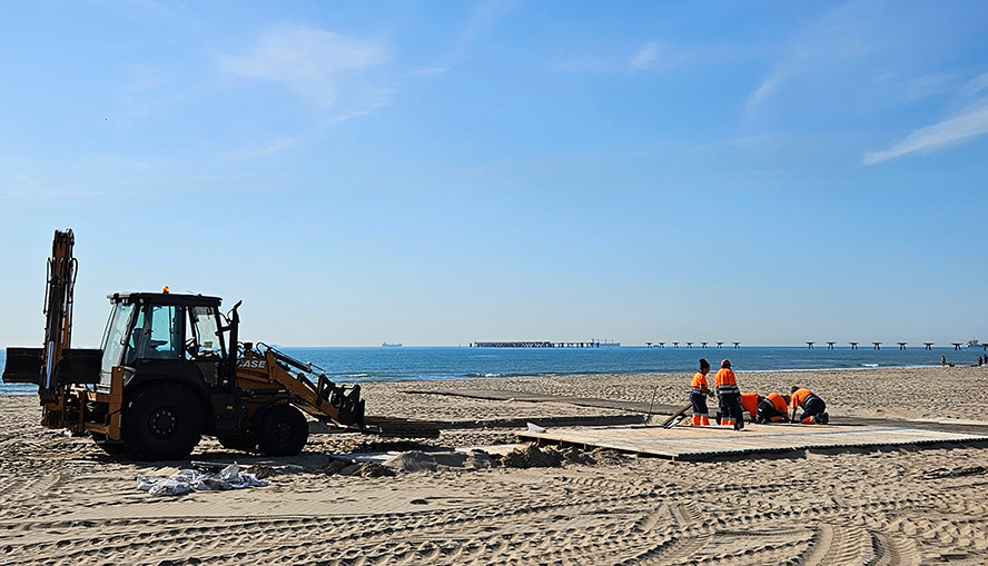 La SAG refuerza su servicio en las playas de cara a la temporada estival