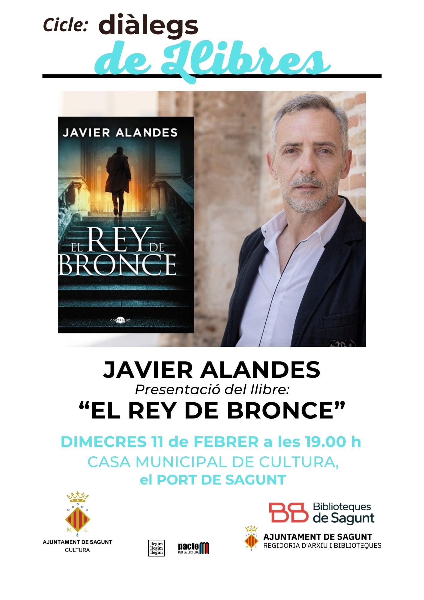 Presentación del libro 'El rey de Bronce', de Javier Alandes