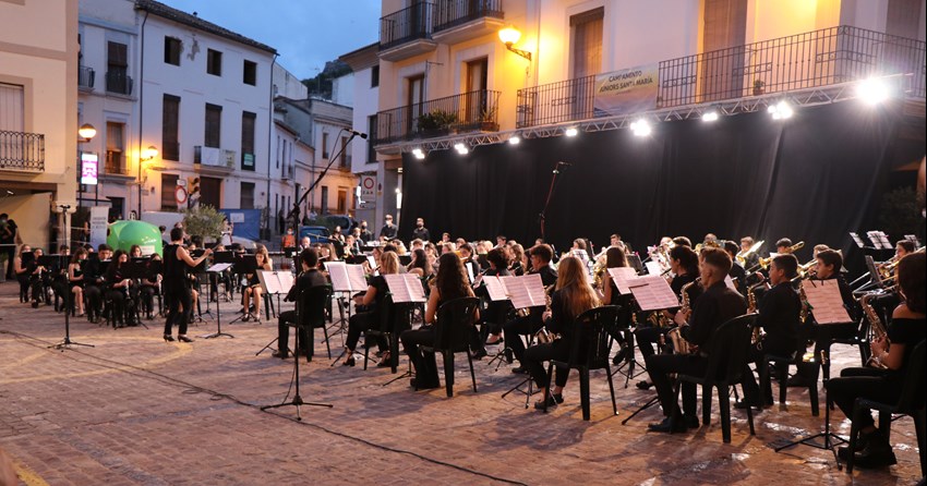 Concert  Banda Plaça Major Sagunt- Cloenda Curs 2020-2021
