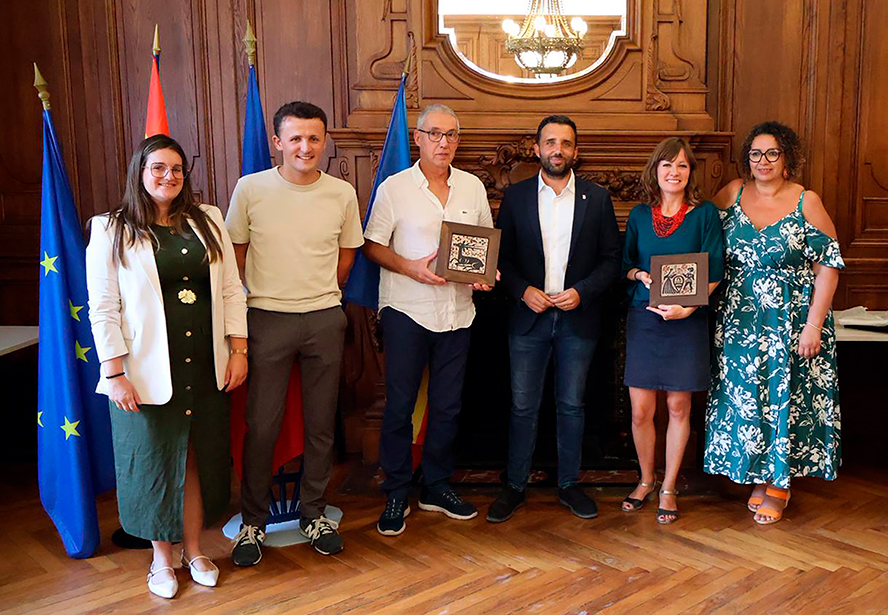 Una delegación saguntina visita Millau, la ciudad francesa hermanada con Sagunto desde 2006