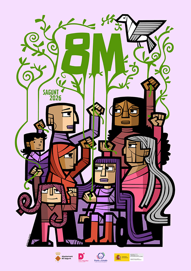 Igualtat presenta una variada i extensa programació amb motiu del 8M a Sagunt