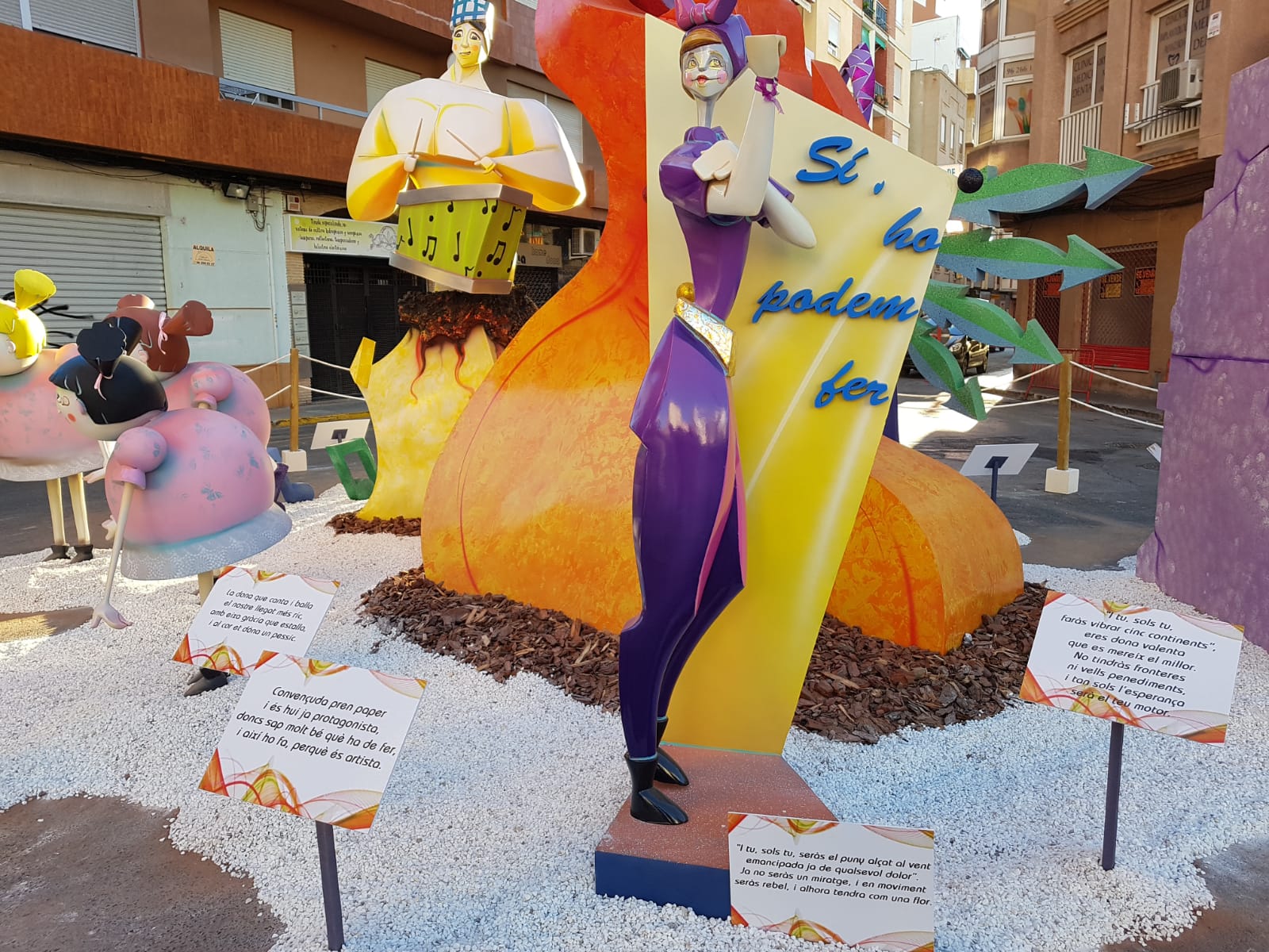 El Mocador és la ‘Falla Més Igualitària de Sagunt 2019’ 