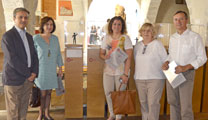 La Directora General de Cultura visita el Museo Histórico de Sagunto con los delegados de Patrimonio y Turismo del Ayuntamiento de Sagunto