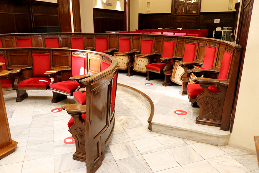 El Ple Ordinari de juliol se celebrarà en el Saló de Plens sol amb la presència dels regidors