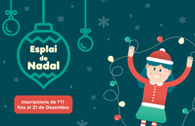 La concejalía de Juventud organiza el programa educativo de tiempo libre ‘Esplai de Nadal’