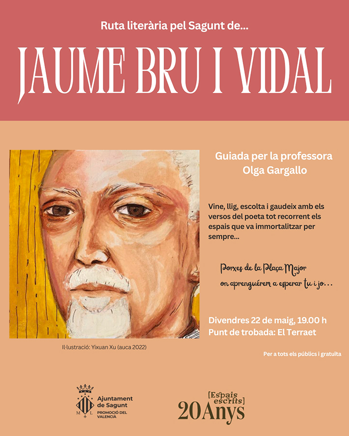 Ruta literària pel Sagunt de Jaume Bru i Vidal