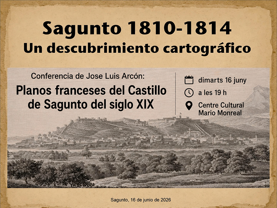 Conferència 'Planos franceses del Castillo de Sagunto del siglo XIX'