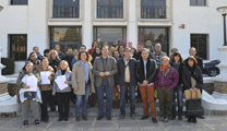 L'alcalde de Sagunt i la delegada de Patrimoni lliuren els diplomes als alumnes del Taller d'Ocupació La Gerència