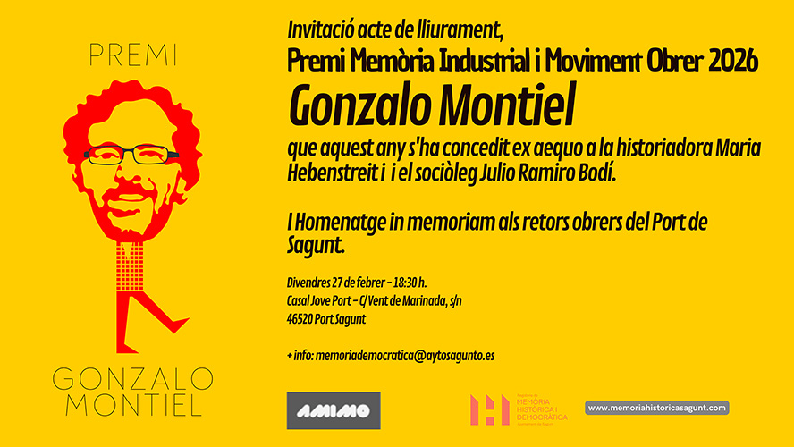 Premios Memoria Industrial y Obrera Gonzalo Montiel