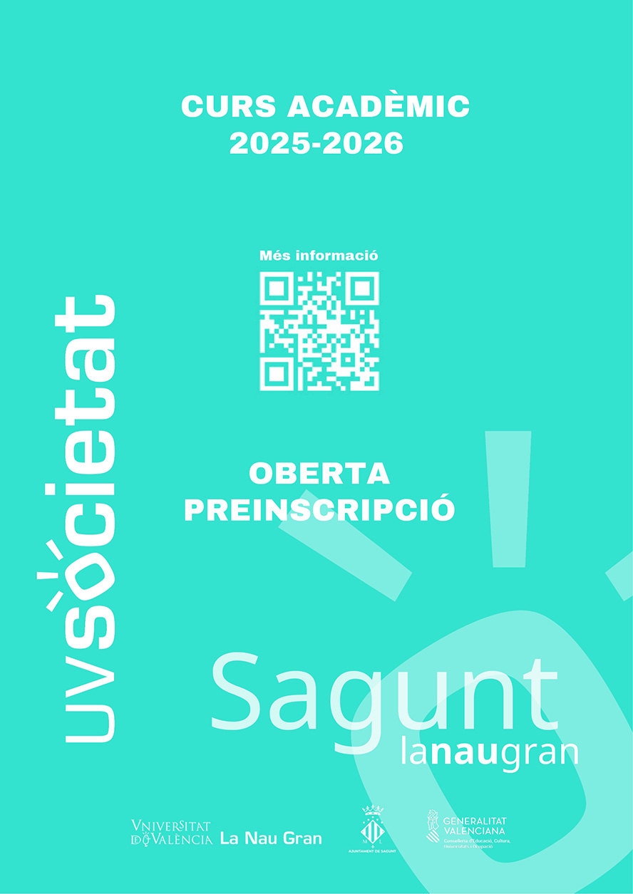Aún quedan plazas disponibles para inscribirse al primer curso de la Nau Gran de Sagunto