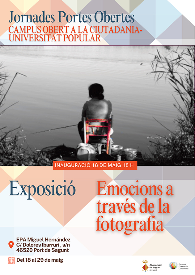 Exposició 'Emocions a través de la fotografia' del Campus Obert a la Ciutadania