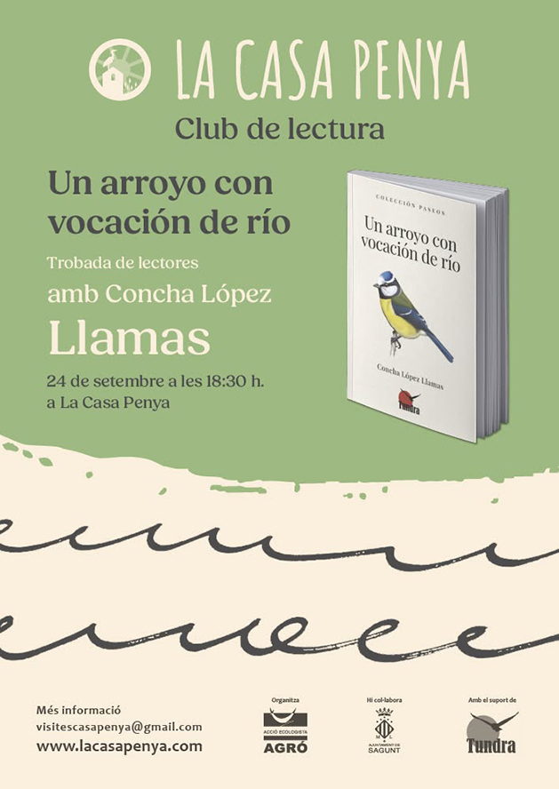 Concha López Llamas presenta 'Un arroyo con vocación de rio' en el Club de Lectura de La Casa Penya