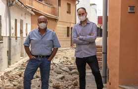 Comencen les obres de condicionament i repavimentació dels carrers Dos de Maig i Mariano Mestre de Sagunt