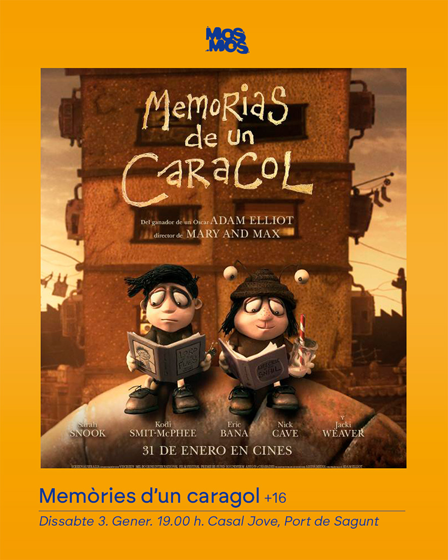 La película 'Memorias de un caracol' se proyectará  el sábado 3 de enero