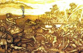 La mostra de pirogravats 'Antiguitats i Metàfores' s’exposa en la Casa Municipal de Cultura fins al 22 de setembre