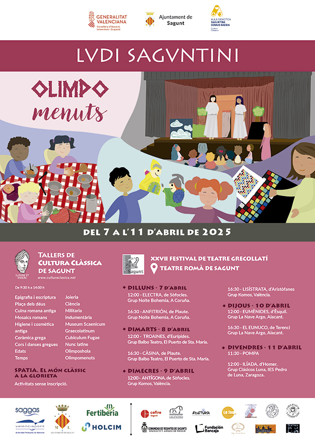 Els Lvdi Sagvntini tornen a la ciutat per a evocar el seu passat clàssic del 7 a l'11 d'abril