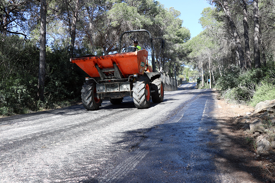 La Regidoria d'Agricultura acaba les obres de pavimentació del camí rural de Sant Roc a Sagunt